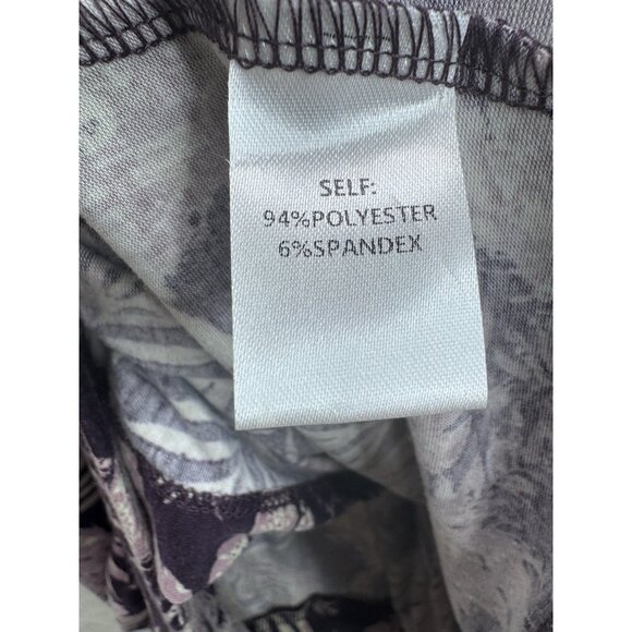 Easel Women's Get Tropical Purple Floral Tie Side Shirt Size Large NWT - Picture 10 of 11